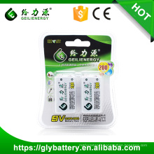 Geilienergy fabricants ni-mh batterie rechargeable 6f22 9v 280mah